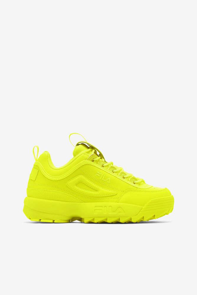 Fila Sneakers Womens Yellow - Disruptor 2 Premium - Philippines 0812974-XP